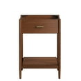 thumbnail image 5 of Vanity Cabinet (Sink not included), Walnut, Wood, Mid Century Hotel Bedroom Bathroom, Modern Contemporary HB36350, 5 of 9