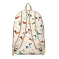 thumbnail image 3 of Dachshund Backpack for School,Cute School Bag,Schoolbag with Adjustable Shoulder Straps & Padded Back,15.7"x11.8"x5.5", 3 of 5