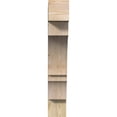 thumbnail image 3 of Ekena Millwork 6"W x 32"D x 36"H Balboa Block Rough Sawn Bracket, Douglas Fir, 3 of 25