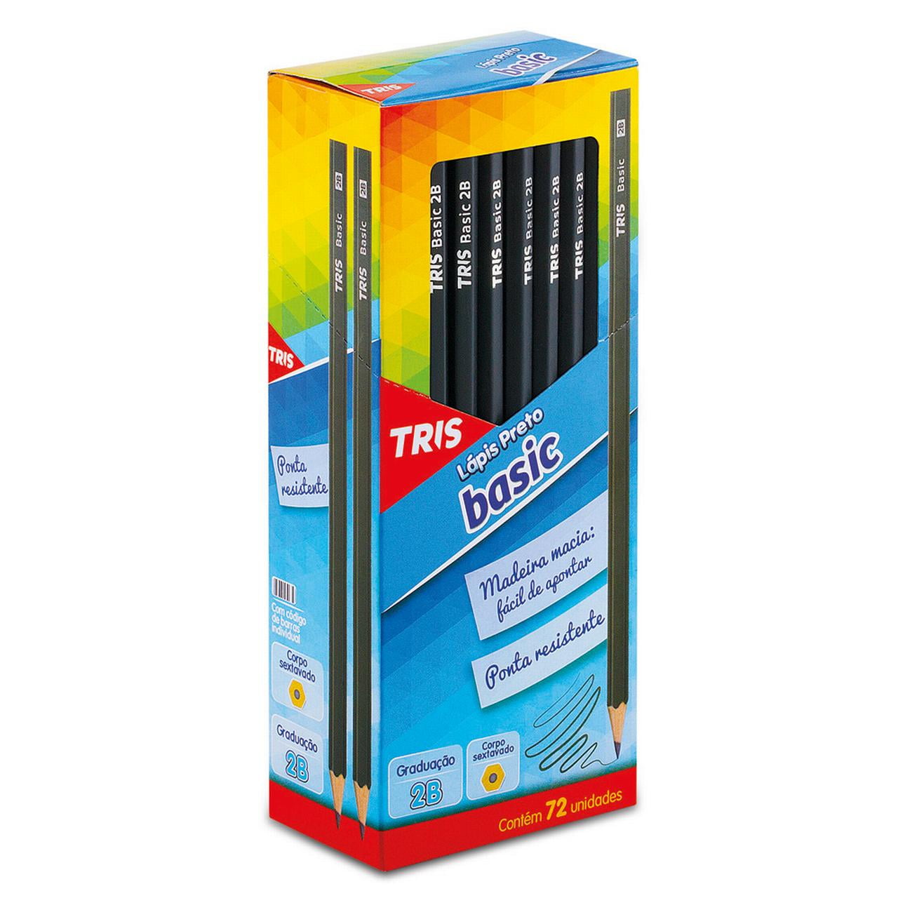 Lápiz Grafito 2B Basic Display 72 Unidades | Knasta Chile