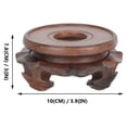 thumbnail image 2 of Wooden Flowerpot Display Base Decorative Round Hollow Vase Base Home Decor, 2 of 5
