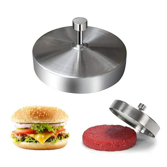 Stainless Steel Burger Press Hamburger Maker Non Stick Patty Mold Ideal for BBQ and Perfect Patties.Easy To Operate and Clean