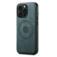 thumbnail image 2 of Compatible with MagSafe for iPhone 16 Pro Max Case, Slim Classic PU Leather Protective Shockproof Magnetic Back Design Vintage Anti-Scratch Phone Cover for iPhone 16 Pro Max Case, Blue, 2 of 5