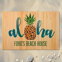 Personalized Aloha Doormat