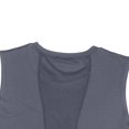 thumbnail image 6 of Ceisia Mens Solid Crew Neck Sleeveless Stretch Fitness Daily Tank Top (Dark Gray M) Father's Day Gift, 6 of 8