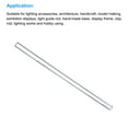 thumbnail image 5 of Uxcell Acrylic Round Rod,13mm Diameter 12inch Length,Clear,Solid Plastic PMMA Bar Stick  for DIY Crafts 12pcs, 5 of 5