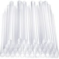 thumbnail image 1 of [100 Pack] Clear Jumbo Smoothie Straws 210x11mm, 1 of 5