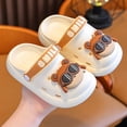 thumbnail image 2 of LRen Kids Toddler Clogs Boys Girls Dinosaur Slip on Slides Sandals Summer Beach Pool Outdoor Water Shoes Shower Slippers Garden Clog, 2 of 3