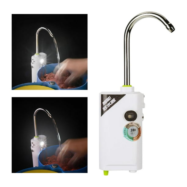 Bomba de para pesca libre , absorbedor de agua automático, portátil, 3 modos, iluminación LED , pequeño, bajo Yinane Bomba de oxígeno de pesca