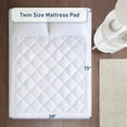 thumbnail image 5 of Sleep Philosophy Twin Quilted Waterproof Mattress Pad Cover, Deep Pocket Fitted Mattress Topper with Down Alternative Fill, Machine Washable, 5 of 12