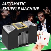 BESTSKY 2/4/6 Decks Automatic Card Shuffler USB/Battery Operated Electric Shuffler for Family Party Poker/Blackjack