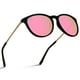 thumbnail image 1 of WearMe Pro Gafas de sol redondas para mujer con protección UV polarizada, estilo de diseñador retro moderno, 1 of 7