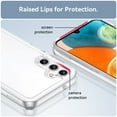 thumbnail image 3 of XCRS Clear Fitted Case Transparent Cover Arylic Hardshell Case for Samsung Galaxy S24 FE, 3 of 5