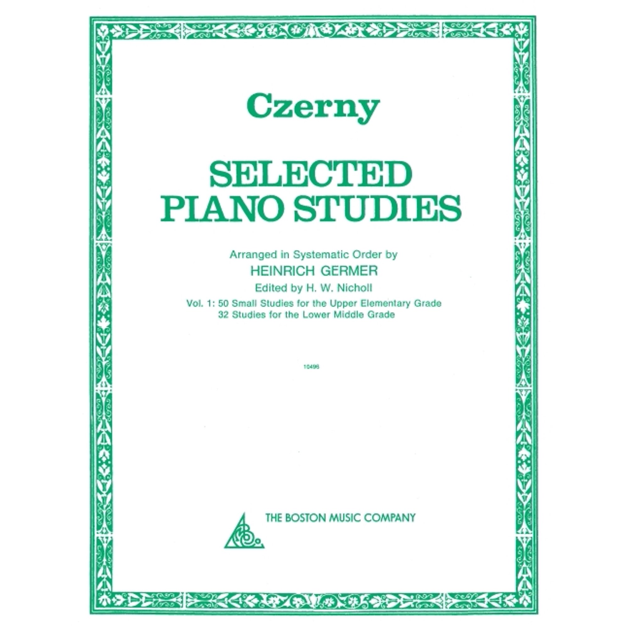 Selected Piano Studies - Volume 1 Classical Piano Technique Book for Students Progressive Exercises for Skill Building P, (Paperback)