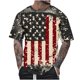 thumbnail image 1 of Camisetas de Cuello de la Tripulación de los Hombres de Poliéster Impreso en Seco Rápido, Cuello Redondo de Corte 3D para Gimnasio, Carrera, Ciclismo Y Desgaste Informal, 1 of 5