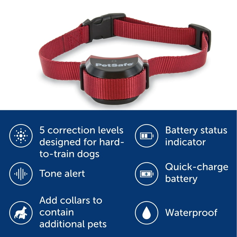 PetSafe Stubborn Dog Stay & Play Wireless Fence Receiver Collar,  Waterproof, Rechargeable 
