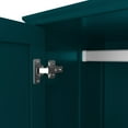 thumbnail image 2 of CBJCBJ 72" Wooden Armoire Wardrobe | Large Capacity Bedroom Clothing Storage Cabinets  With 2 Drawers and 2 Doors + Clothes Hanging Rod |   Bedroom Clothing Armoires Green, 2 of 10