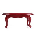 thumbnail image 3 of Dollhouse Miniature Table European Retro Small Exquisite Good Texture 1:12 Mini Dollhouse Furniture for Kids DecorationMahogany Color, 3 of 5