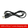 Duulaya Universal USB to DC 5.5mm x 2.1mm Power Cable for Device
