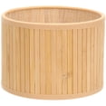 thumbnail image 1 of Miangastore Retro Style Bamboo Lampshade for Desk Lamp Home Use Khaki Color E27/E14 Base Compatible 6.3 Inches, 1 of 9