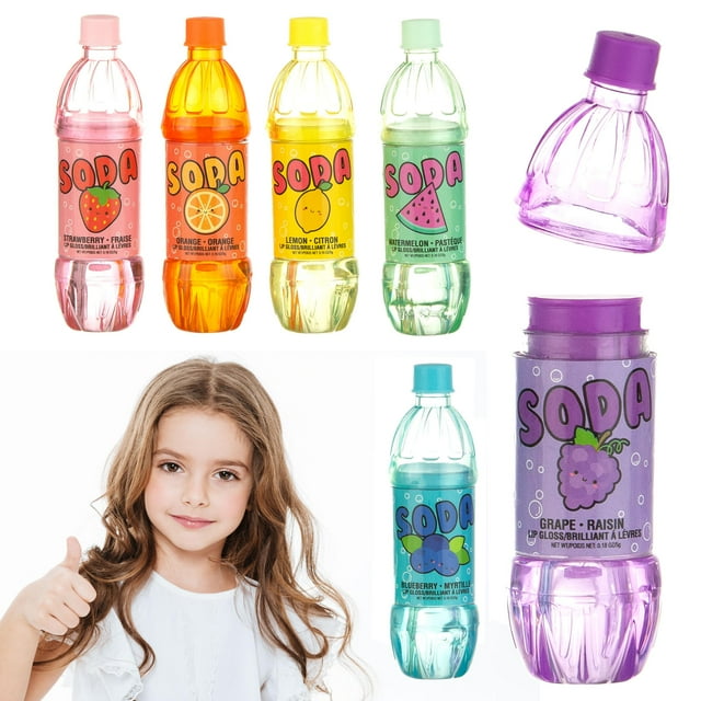 Set de brillo de labios EXPRESSIONS, 6 unidades, con sabor a fruta