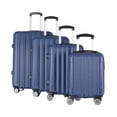 thumbnail image 2 of Set de 4 Maletas Check In ABS Amplias y Ligeras Azul Unitalla, 2 of 12