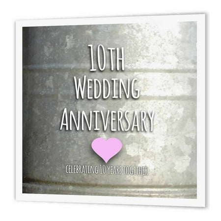 Rose 10th Wedding Anniversary Gift Tin Celebrating 10 Years Rose 10th Wedding Anniversary Gift Tin Celebrating 10 Years Together Tenth Anniversaries Ten Yrs