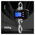 thumbnail image 1 of Balance Suspendue Numérique 1000Kg/500Kg, Balance de Grue Portable, Balance de Grue Robuste avec Rétroéclairage LCD, Crochet Industriel, Unité de Changement, Très Robuste, 1 of 7