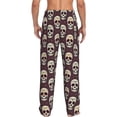 thumbnail image 6 of Cauagu funny Skull star Mens Pajama Pants Sleep & Lounge Pants,PJ Bottoms with Pockets-XX-Large, 6 of 7