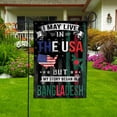 thumbnail image 4 of Flags I May Live in The USA But My Story Began in Bangladesh Flag Proud Bangladeshi American House Flag, Double-Sided Decorative Outdoor Flag, Patriotic Polyester Yard Flag 29.5 x 39.5 in, 4 of 5