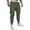 Green, variant on ZZHZGZ Sweatpants for Men Modern Fit Pants with Zipper Fly and Cargo Pockets S