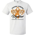 thumbnail image 3 of Inktastic Leukemia Awareness Staying Strong Together and Orange Ribbon T-Shirt, 3 of 5