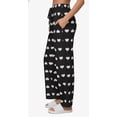 thumbnail image 2 of Pajama Pants for Women: Casual Comfy Loose Womens Pajama Pants, Floral Printed Plus Size Full Length Pants Elastic Waist Pajama Pants with Pockets, 2 of 4