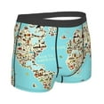 thumbnail image 3 of Bingfone World Travel Line Icons Map Men'S Underwear - Casual Stretch Boxer Briefs-Medium, 3 of 9