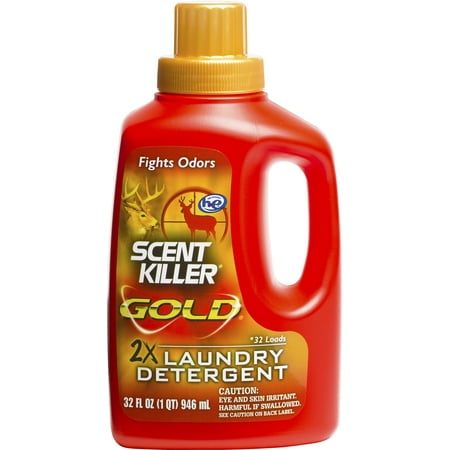 Wildlife Research Center Scent Killer Gold Laundry Detergent, 32 fl (Best Scent Killer For Hunting)