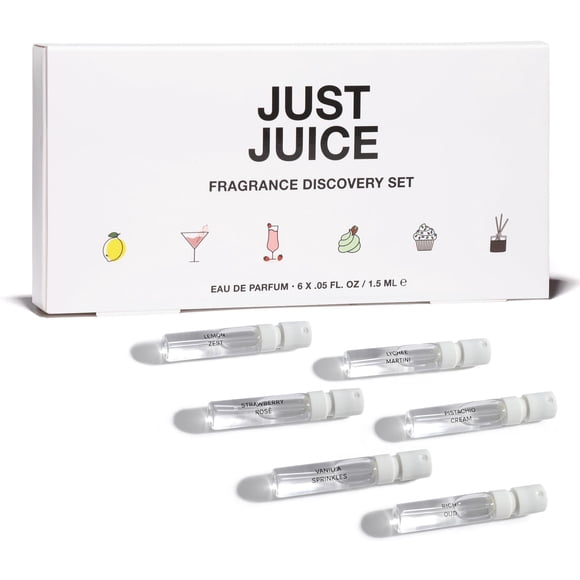 Set de Descubrimiento Just Juice Perfumes Mini Unisex 6 Piezas