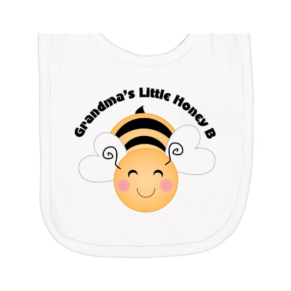 Inktastic Grandma's Little Honey Bee Newborn Bib