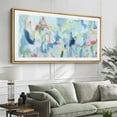 thumbnail image 3 of IDEA4WALL Extra Large Framed Canvas Print Wall Art Impressionist Iceberg Melody Artwork Nature Wilderness Antique Retro Fine Art Decorative Relax/Calm for Home Decoration - 60"x30", 3 of 5
