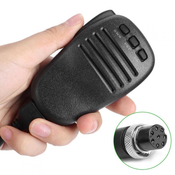 Ymiko MH-31B8 Haut-Parleur de Microphone Portable ABS pour Yaesu FT-847 FT-920 FT-950 FT-2000