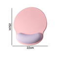 thumbnail image 2 of Ergonomic Candy-Color Mouse Pad, with Gel Wrist Rest Support, Non-Slip for Home Office Working, 2 of 6