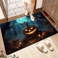 thumbnail image 1 of 40*60cm (estilo 4) alfombra de baño con forma de Halloween antideslizante bonita alfombra para ducha y bañera de microfibra lavable absorbente decoración del hogar, 1 of 1