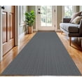 thumbnail image 1 of AIR-Washable Runner Rug 3x10 ft Hallway Kitchen Runner Rugs with Rubber Backing Bobo Non Slip Entryway Runner Indoor, Long Carpet Runners for Hall Kitchen Entryway, Grey/Charcoal Grey, 1 of 4