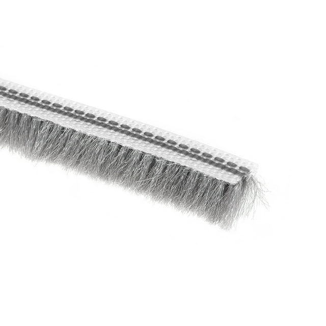 Tira de sellado de ranura de cepillo Uxcell para puerta y ventana 0.2"x0.28", 32.8Ft