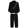thumbnail image 4 of Boys Slim Fit Suits for Boys Suit Set Boy Dresswear Outfit Kids Suits Boy Wedding Dress, 4 of 9