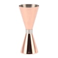 thumbnail image 1 of Bar Measuring Cup, Double Ended Metal Cocktail Jigger Comfortable Touch Flexible Conversion 304 Stainless Steel  For Bartender For Party Rose Gold, 1 of 8