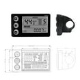 thumbnail image 2 of 1Pcs LCD S866 Display Panel Dashboard Accessory for Electric Scooter Waterproof, 2 of 8