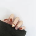 thumbnail image 2 of Women Artificial Nails Rhinestone 72PCS Fake Nail with DIY Nail Tools for Girls, 2 of 8