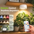 thumbnail image 5 of 2-Pack Rechargeable Cordless Grow Light for Indoor Plants Wireless Grow Lamp, Magnetic, mini Full Spectrum battery operated led grow lights for indoor plants,grow light bulbs, 5 of 10