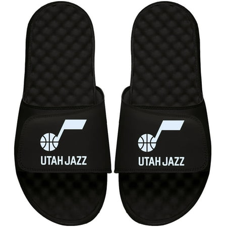 

Men s ISlide Black Utah Jazz Stacked Slide Sandal