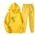 thumbnail image 2 of Aoochasliy Womens Pants Plus Size 2PCS Long Sleeve Pullover Hoodies Sweatshirt and Sweatpants Fall Winter Suit, 2 of 6